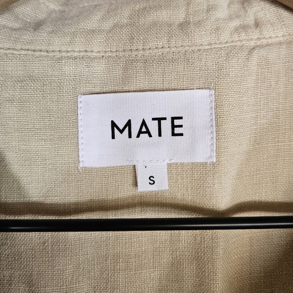 Mate The Label | Organic Linen Natural Buttoned Jumpsuit NWT - Picture 9 of 9